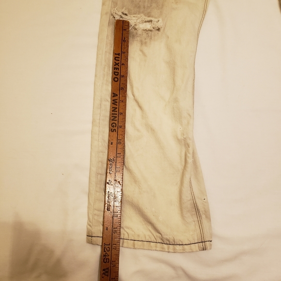 Super stained distressed bleached levi jeans Sz 31 - Picture 12 of 16